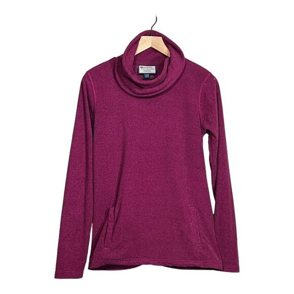 Mountain Warehouse Pullover Hebridean Cowl Neck Fleece Sweatshirt Purple Size 6 - Picture 1 of 8